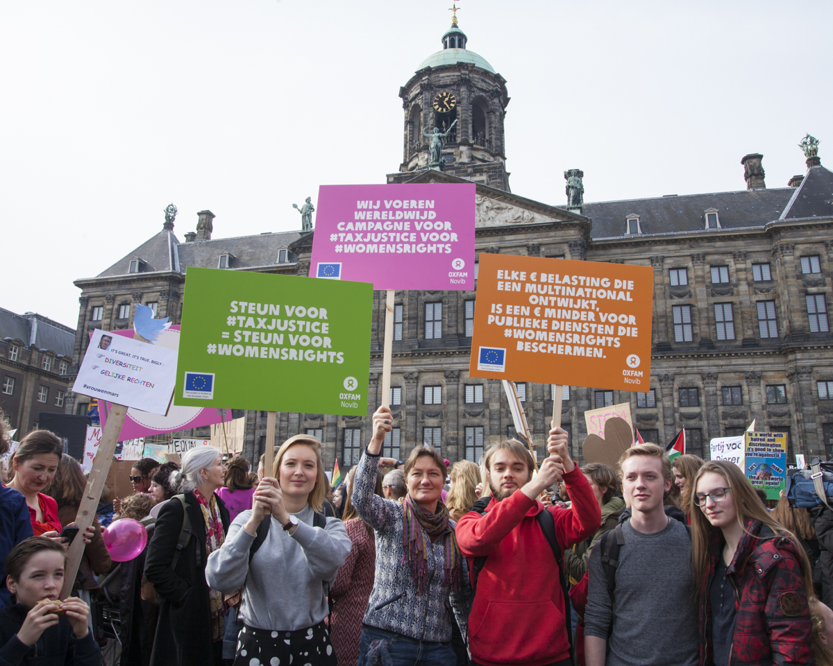 womens march amsterdam, maart 2017, evenementenfotografie, oxfam novib, bmoments