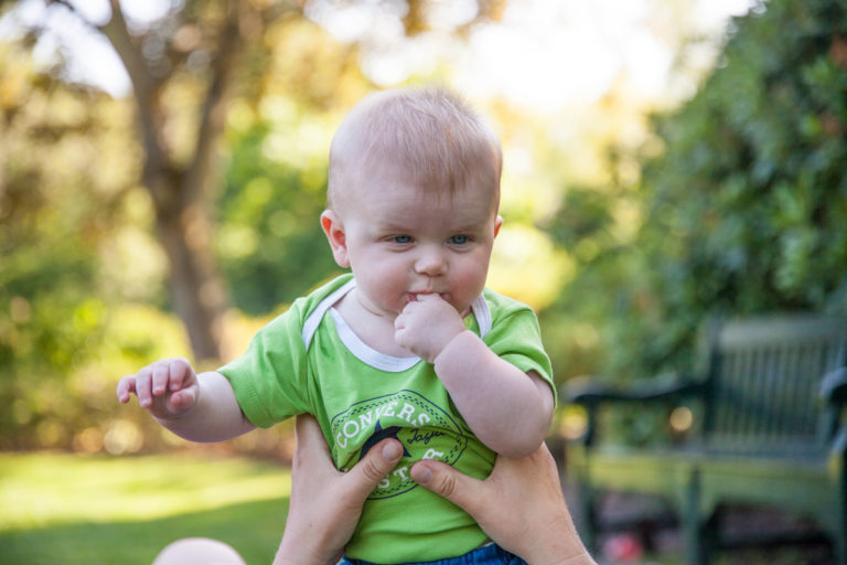 Gezins fotoshoot in het park