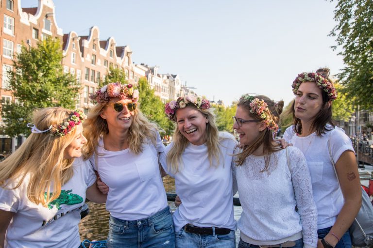 Vriendinnen fotoshoot in Amsterdam