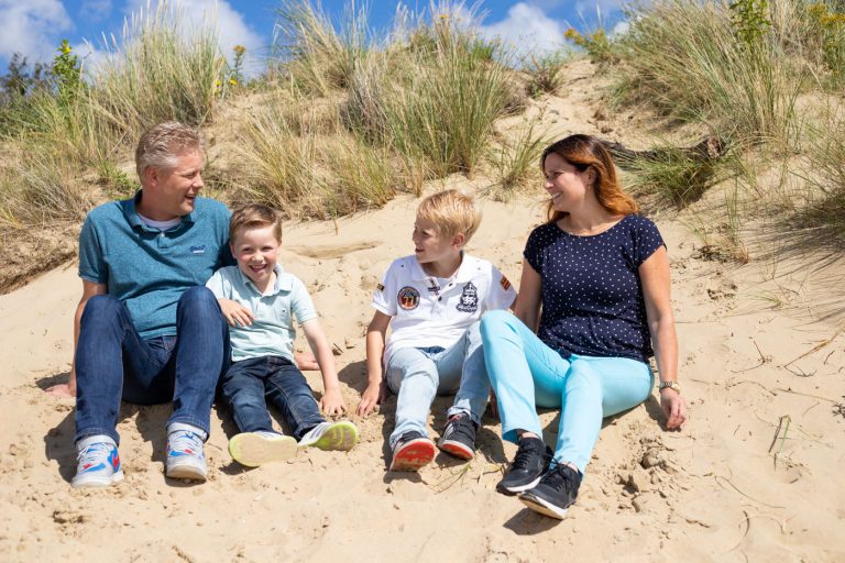 Familieshoot in de Kennemerduinen